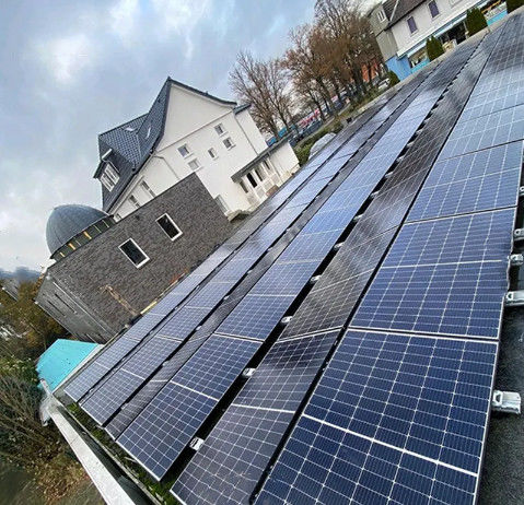 Yüksek Verimlilik 450W 500W 550W Güneş Paneli Monokristal Güneş Panelleri Evler İçin Yarım Hücreli Güneş Paneli Kiti