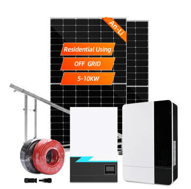 Güneş Enerjisi Sistemleri 3KW 5KW 10KW 20KW 30KW Şebeke Açık Şebeke Açık Hibrit Güneş Paneli Sistemleri Ev İçin