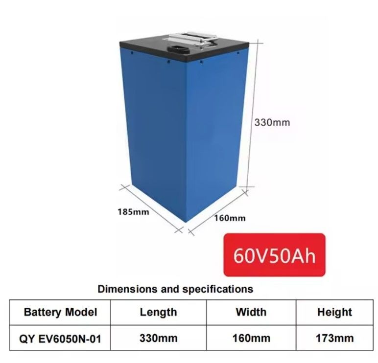 Elektrikli Araba Forklift Lityum İyon Pil 48v 60v 72v 30ah 40ah 50ah 100ah 120ah Lifepo4 60 Volt Lityum Pil Paketi