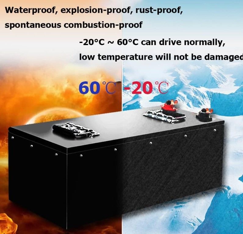 48V 100Ah LiFePO4 Lityum Pil 3000+ E Üçtekli Elektrikli Araba için BMS yedek gücü ile Derin Döngü