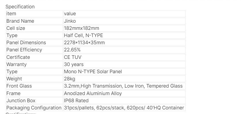 Jinko Güneş Paneli Qcells 560W 565W 570W 575W 580W Enerji Paneli Güneş Enerjisi Pv Panel Array
